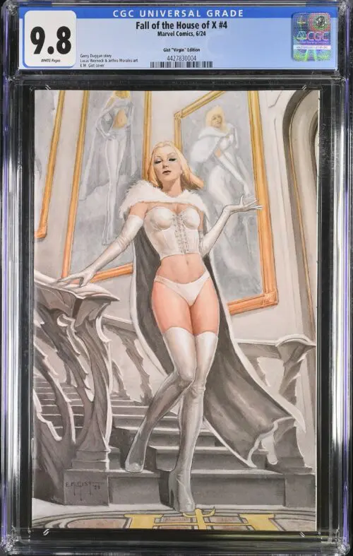 Fall of the House of X #4 1:50 Variant CGC 9.8
