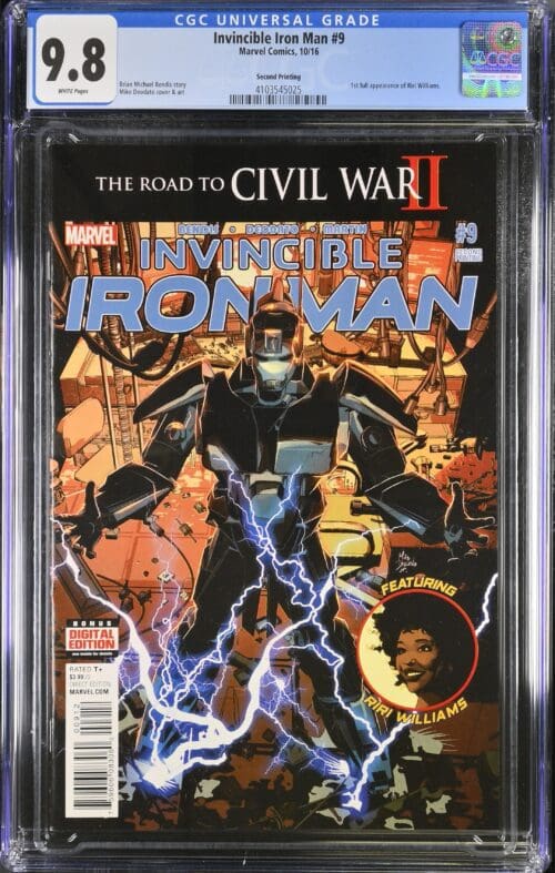 Invincible Iron Man #9 2nd Print CGC 9.8