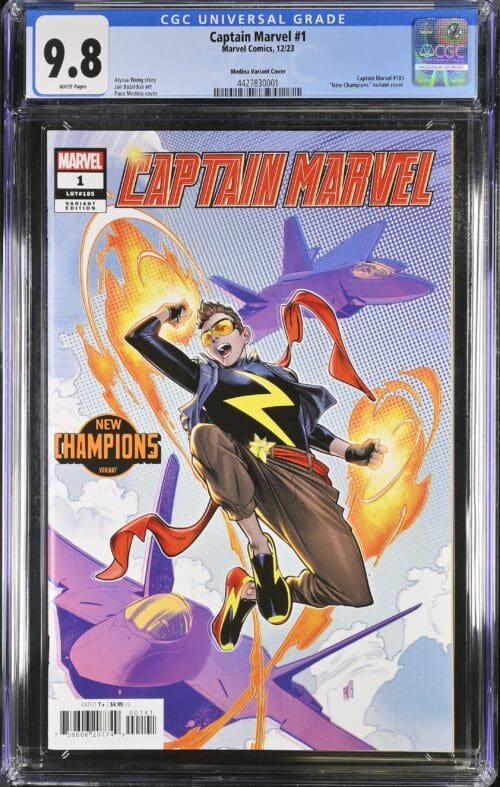 Captain Marvel #1 New Champions Variant CGC 9.8