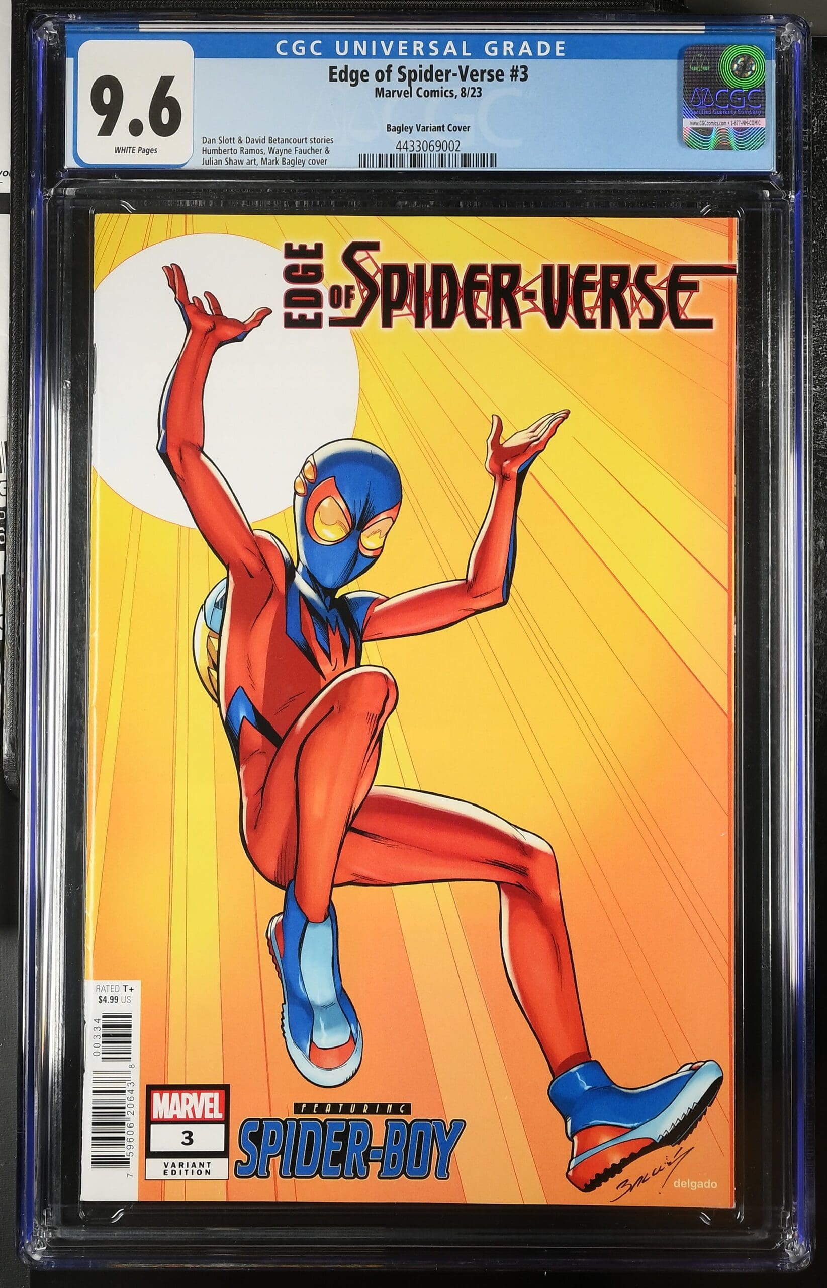 アメコミリーフ　Edge of Spider-Verse #3 CGC 9.6 Edge of Spider-Verse #3 1:200 Variant CGC 9.6 - Comic Hero University