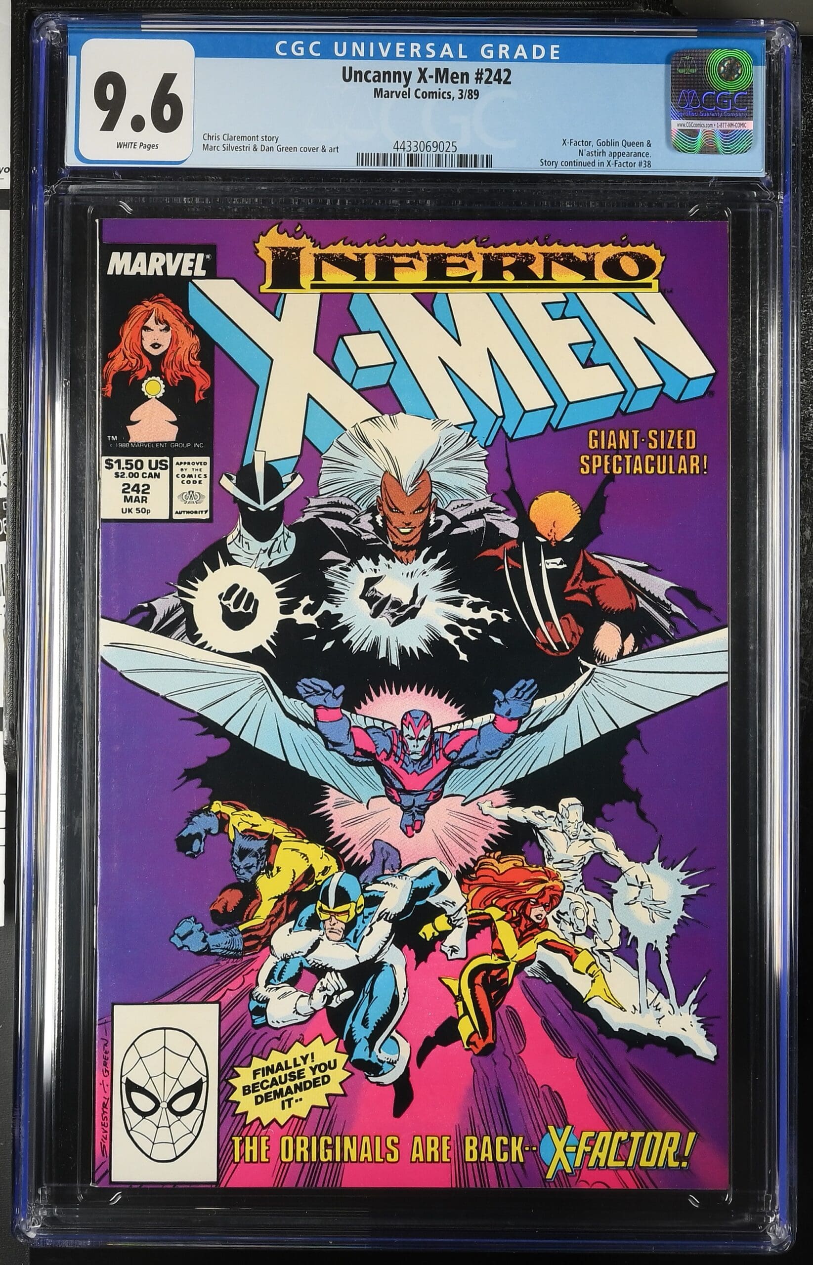 Uncanny X-Men #242 CGC 9.6 - Comic Hero University